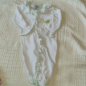 0-6m VINTAGE Sleep Gown/Converted Sleeper, Crocodile, Mainstreet Collection